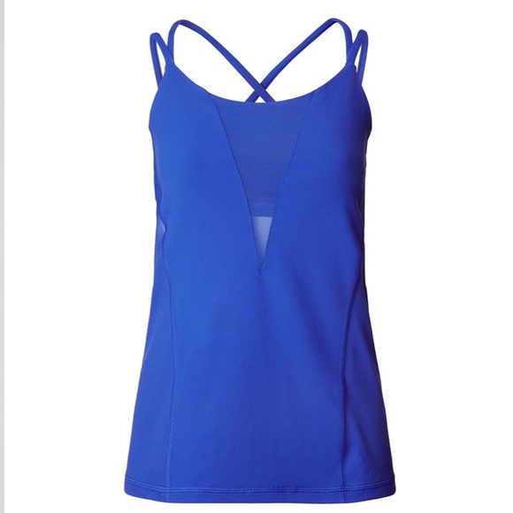 lululemon athletica Tops - Lululemon exquisite tank Royal blue sz 10